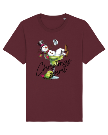 cu vin si umor de  Crăciun - Green Christmas Spirit Burgundy