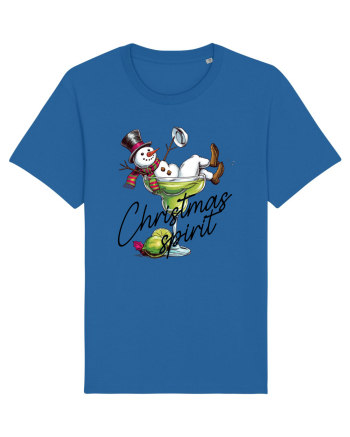 cu vin si umor de  Crăciun - Green Christmas Spirit Royal Blue