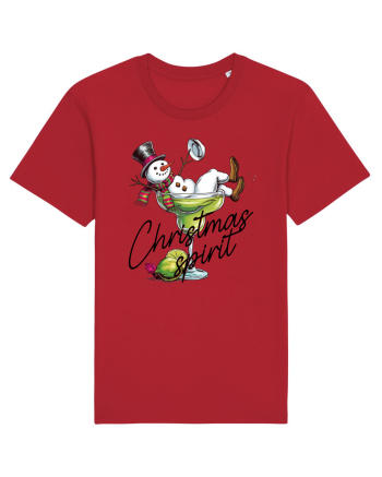 cu vin si umor de  Crăciun - Green Christmas Spirit Red
