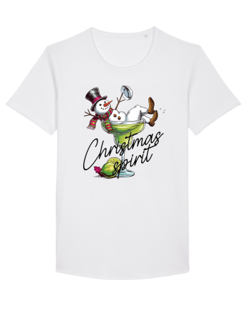 cu vin si umor de  Crăciun - Green Christmas Spirit White