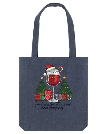 cu vin si umor de  Crăciun - I am here for the wine and presents Midnight Blue