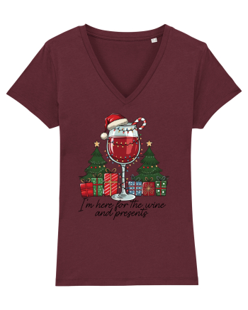 cu vin si umor de  Crăciun - I am here for the wine and presents Burgundy