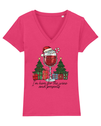 cu vin si umor de  Crăciun - I am here for the wine and presents Raspberry