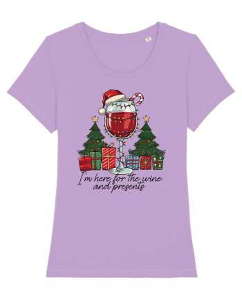 cu vin si umor de  Crăciun - I am here for the wine and presents Lavender Dawn