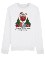 cu vin si umor de  Crăciun - I am here for the wine and presents Bluză mânecă lungă Unisex Rise