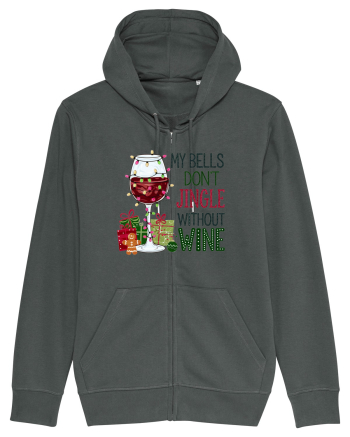 cu vin si umor de  Crăciun - My bells do not jingle without wine Anthracite