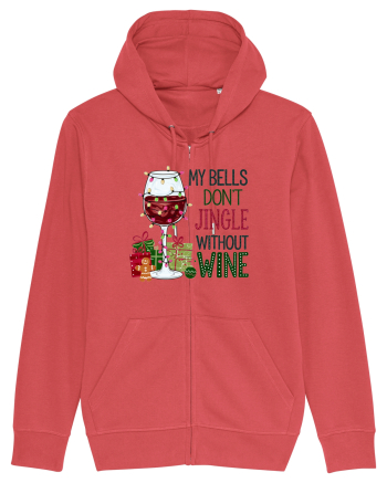 cu vin si umor de  Crăciun - My bells do not jingle without wine Carmine Red