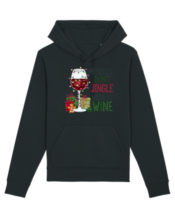 cu vin si umor de  Crăciun - My bells do not jingle without wine Black