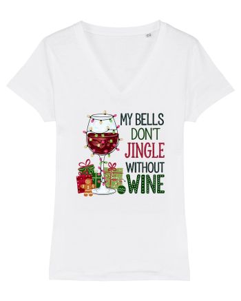 cu vin si umor de  Crăciun - My bells do not jingle without wine White