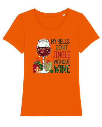 cu vin si umor de  Crăciun - My bells do not jingle without wine Bright Orange