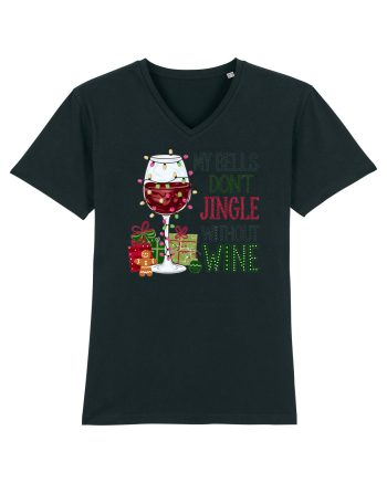 cu vin si umor de  Crăciun - My bells do not jingle without wine Black