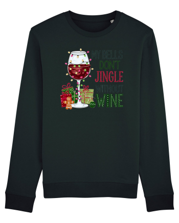 cu vin si umor de  Crăciun - My bells do not jingle without wine Black