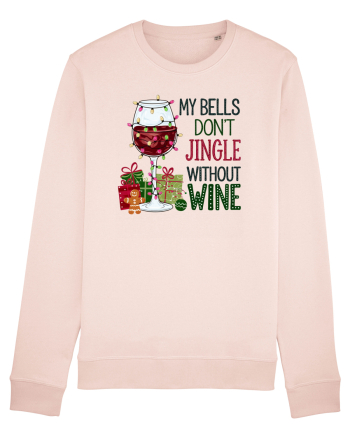 cu vin si umor de  Crăciun - My bells do not jingle without wine Candy Pink