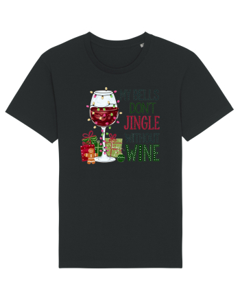 cu vin si umor de  Crăciun - My bells do not jingle without wine Black