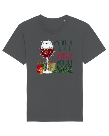 cu vin si umor de  Crăciun - My bells do not jingle without wine Anthracite