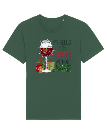 cu vin si umor de  Crăciun - My bells do not jingle without wine Bottle Green