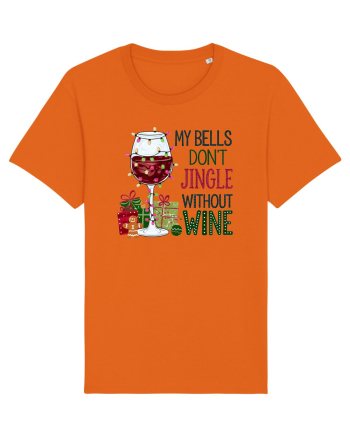 cu vin si umor de  Crăciun - My bells do not jingle without wine Bright Orange
