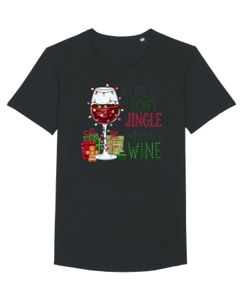 cu vin si umor de  Crăciun - My bells do not jingle without wine Black
