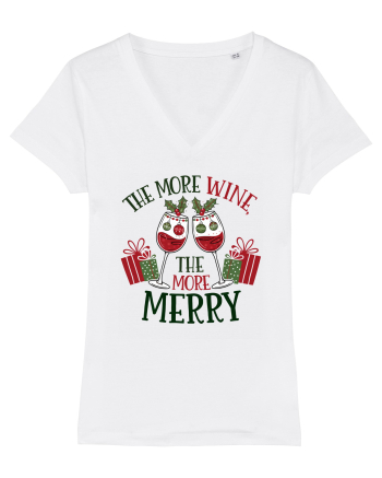 cu vin si umor de  Crăciun - The more wine the more merry White