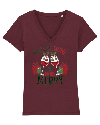 cu vin si umor de  Crăciun - The more wine the more merry Burgundy