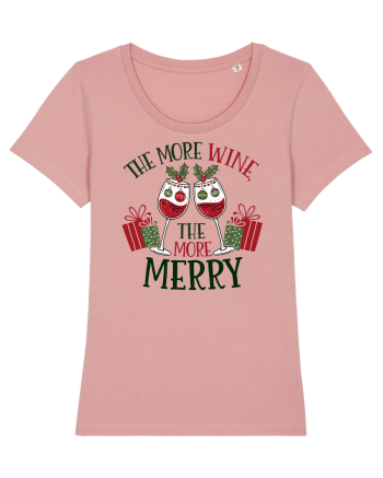 cu vin si umor de  Crăciun - The more wine the more merry Canyon Pink