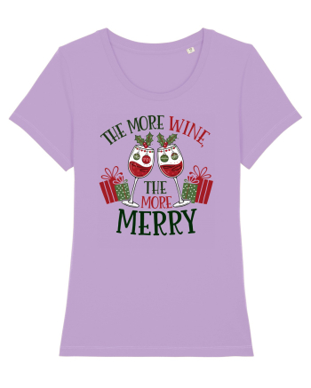 cu vin si umor de  Crăciun - The more wine the more merry Lavender Dawn