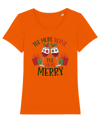 cu vin si umor de  Crăciun - The more wine the more merry Bright Orange