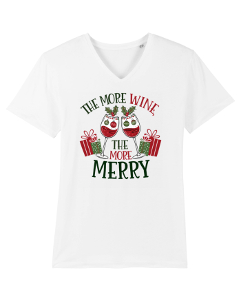 cu vin si umor de  Crăciun - The more wine the more merry White