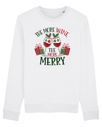 cu vin si umor de  Crăciun - The more wine the more merry White