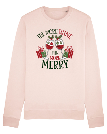 cu vin si umor de  Crăciun - The more wine the more merry Candy Pink