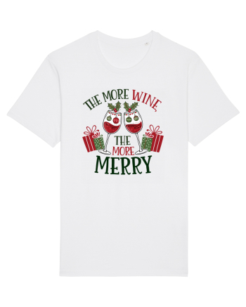 cu vin si umor de  Crăciun - The more wine the more merry White