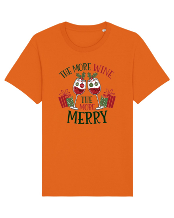 cu vin si umor de  Crăciun - The more wine the more merry Bright Orange