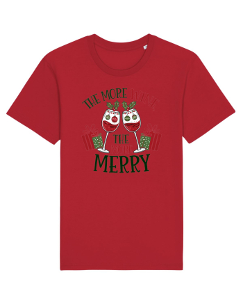 cu vin si umor de  Crăciun - The more wine the more merry Red