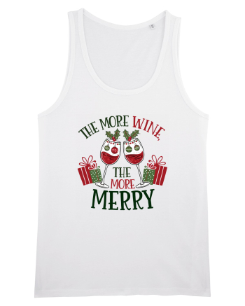 cu vin si umor de  Crăciun - The more wine the more merry White