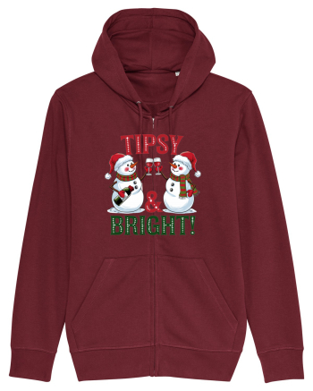 cu vin si umor de  Crăciun - Tipsy and bright Burgundy