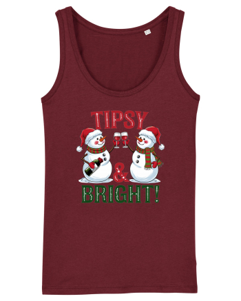 cu vin si umor de  Crăciun - Tipsy and bright Burgundy