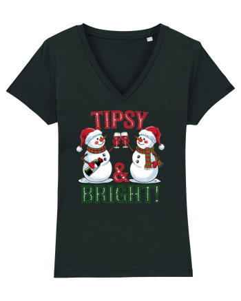 cu vin si umor de  Crăciun - Tipsy and bright Black