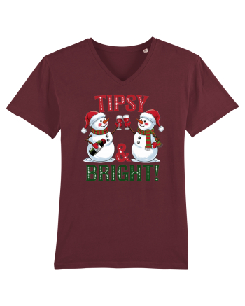 cu vin si umor de  Crăciun - Tipsy and bright Burgundy