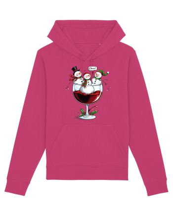 cu vin si umor de  Crăciun - Wine and cheering snowmen Raspberry