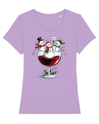 cu vin si umor de  Crăciun - Wine and cheering snowmen Lavender Dawn