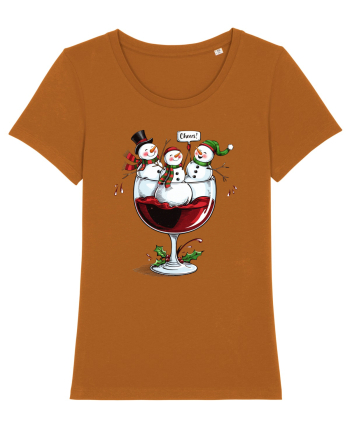 cu vin si umor de  Crăciun - Wine and cheering snowmen Roasted Orange