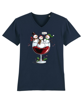 cu vin si umor de  Crăciun - Wine and cheering snowmen French Navy