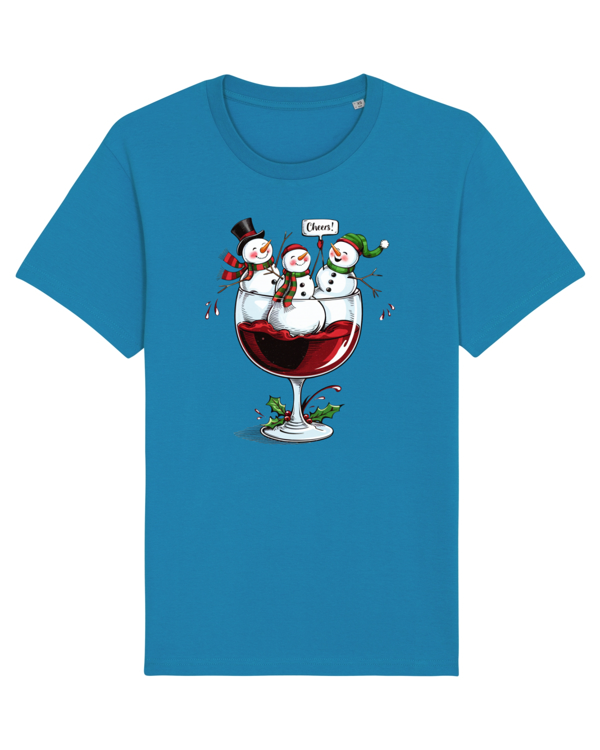 Tricou mânecă scurtă Unisex Rocker Azur