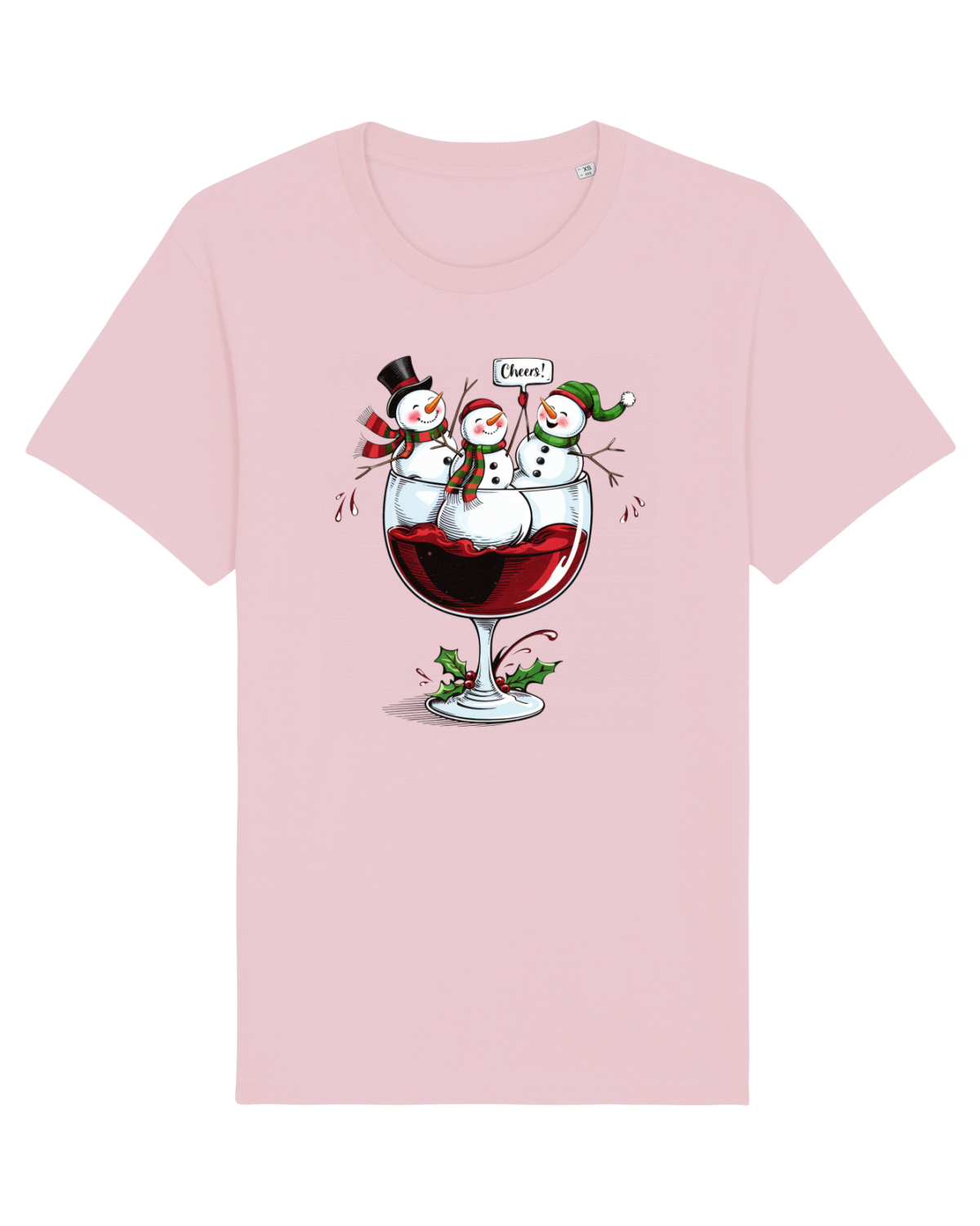 Tricou mânecă scurtă Unisex Rocker Cotton Pink