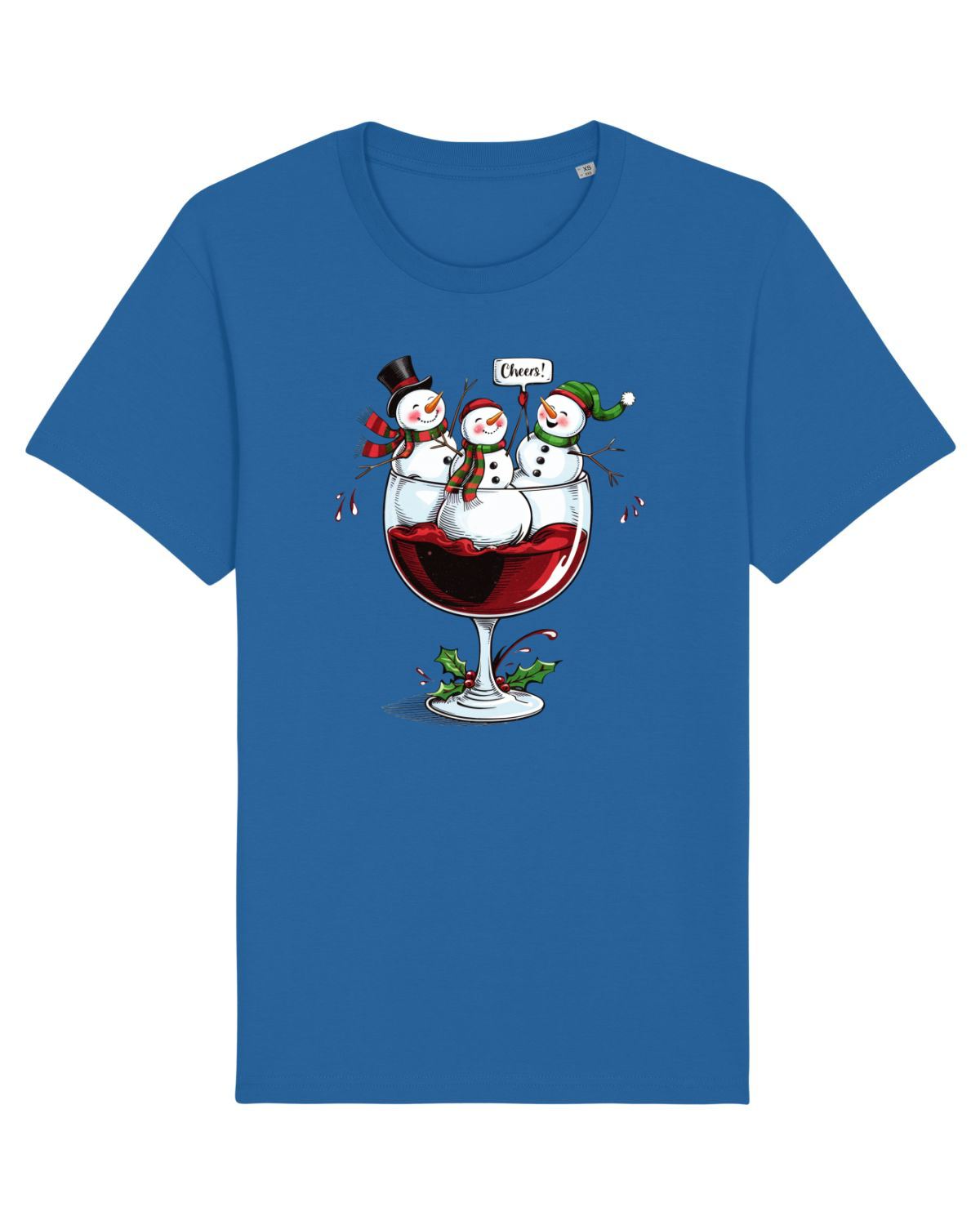 Tricou mânecă scurtă Unisex Rocker Royal Blue
