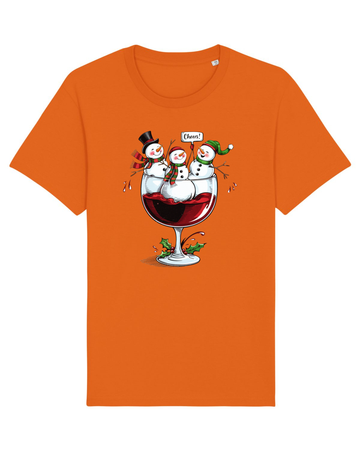 Tricou mânecă scurtă Unisex Rocker Bright Orange