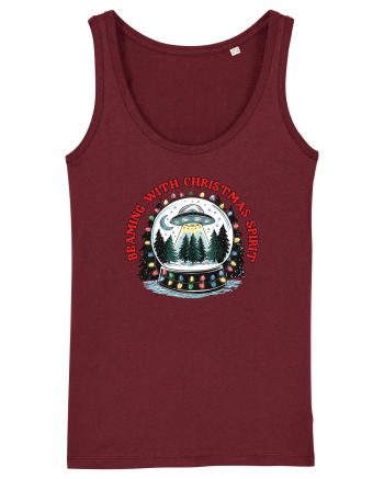 Crăciun extraterestru - Beaming with Christmas spirit Burgundy