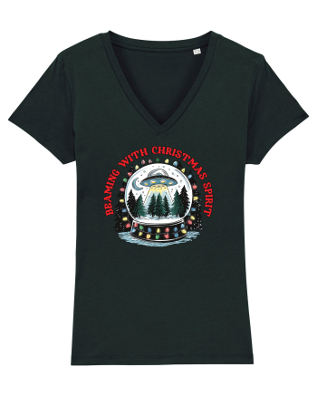 Crăciun extraterestru - Beaming with Christmas spirit Black