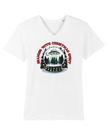 Crăciun extraterestru - Beaming with Christmas spirit White