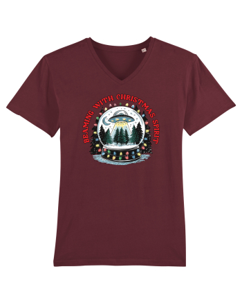 Crăciun extraterestru - Beaming with Christmas spirit Burgundy